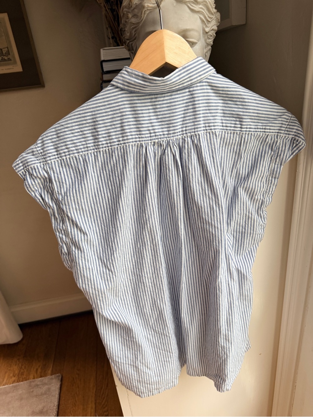 Trovata Navy and White Striped Shirt - Picture 5 of 5